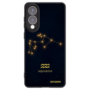 Picasee crna silikonska maskica za Samsung Galaxy S25 Edge 5G - AQUARIUS