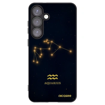 Picasee crna silikonska maskica za Samsung Galaxy S25+ 5G - AQUARIUS