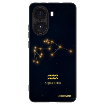 Picasee crna silikonska maskica za Xiaomi Poco X7 Pro 5G - AQUARIUS