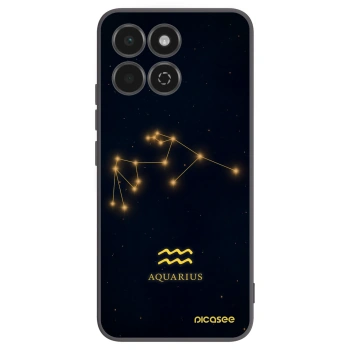 Picasee crna silikonska maskica za Honor 200 Smart 5G - AQUARIUS