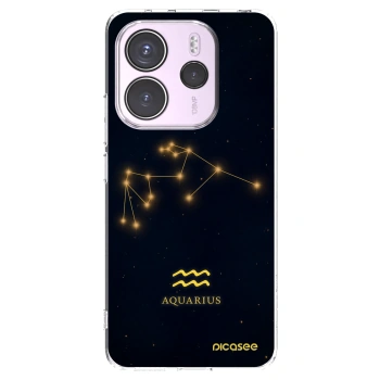 Picasee silikonska prozirna maskica za Xiaomi Redmi Note 14 4G - AQUARIUS