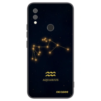 Picasee crna silikonska maskica za Xiaomi Redmi Note 7 - AQUARIUS