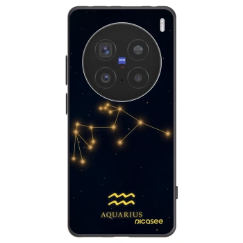 Picasee crna silikonska maskica za Vivo X200 Pro - AQUARIUS