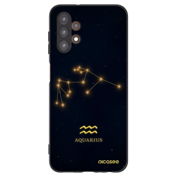 Picasee crna silikonska maskica za Samsung Galaxy A13 5G - AQUARIUS