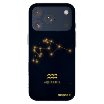 Picasee silikonska prozirna maskica za Apple iPhone 17 Pro - AQUARIUS