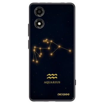 Picasee crna silikonska maskica za Motorola Moto E14 - AQUARIUS