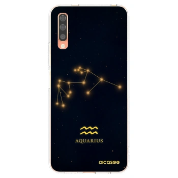 Picasee silikonska prozirna maskica za Samsung Galaxy A70 A705F - AQUARIUS