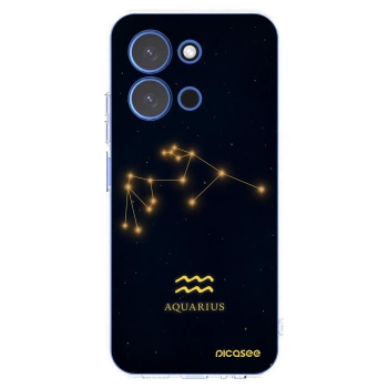 Picasee silikonska prozirna maskica za Xiaomi Redmi 15C 4G - AQUARIUS