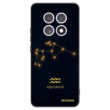 Picasee crna silikonska maskica za Xiaomi Redmi Note 15 - AQUARIUS