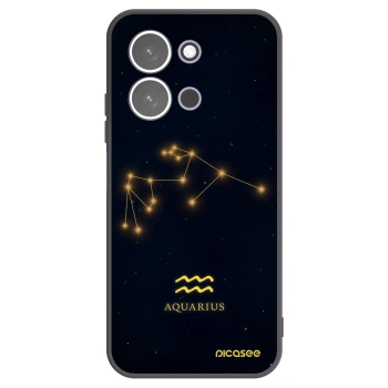 Picasee crna silikonska maskica za Xiaomi Redmi 15C 5G - AQUARIUS