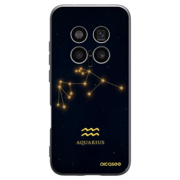 Picasee crna silikonska maskica za Honor Magic8 Pro 5G - AQUARIUS