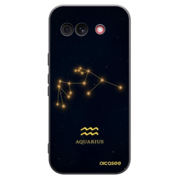 Picasee crna silikonska maskica za Google Pixel 10a - AQUARIUS