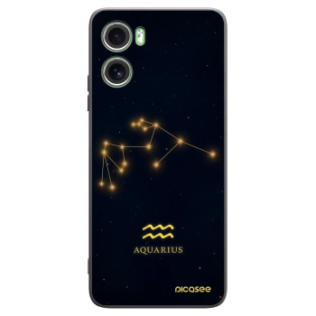 Picasee crna silikonska maskica za Motorola Moto G06 - AQUARIUS
