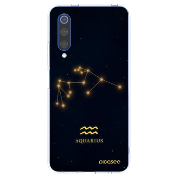 Picasee silikonska prozirna maskica za Xiaomi Mi 9 SE - AQUARIUS