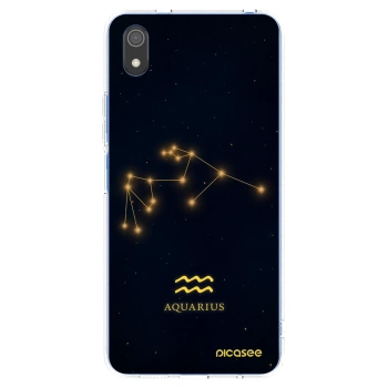 Picasee silikonska prozirna maskica za Xiaomi Redmi 7A - AQUARIUS