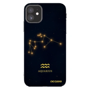 Picasee silikonska prozirna maskica za Apple iPhone 11 - AQUARIUS