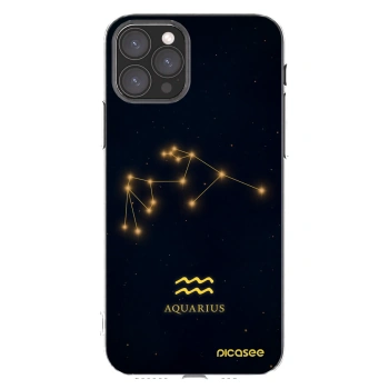 Picasee silikonska prozirna maskica za Apple iPhone 11 Pro - AQUARIUS
