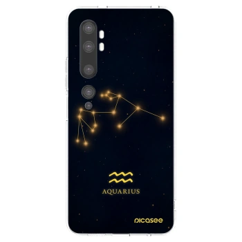 Picasee silikonska prozirna maskica za Xiaomi Mi Note 10 (Pro) - AQUARIUS