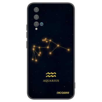 Picasee crna silikonska maskica za Huawei Nova 5T - AQUARIUS