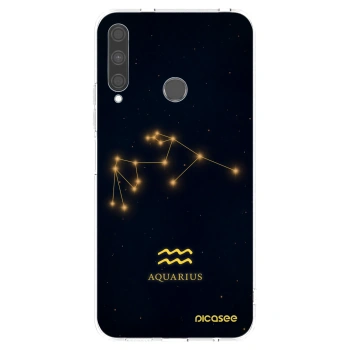 Picasee silikonska prozirna maskica za Huawei P40 Lite E - AQUARIUS