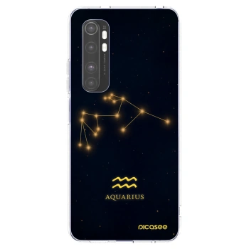 Picasee silikonska prozirna maskica za Xiaomi Mi Note 10 Lite - AQUARIUS