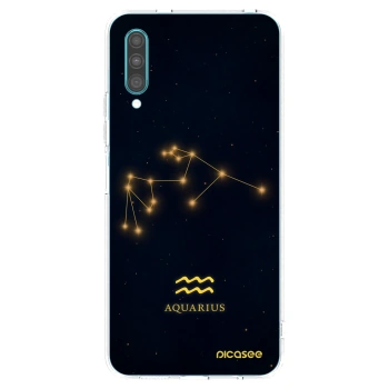 Picasee silikonska prozirna maskica za Samsung Galaxy A30s A307F - AQUARIUS
