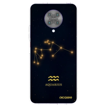 Picasee silikonska prozirna maskica za Xiaomi Poco F2 Pro - AQUARIUS