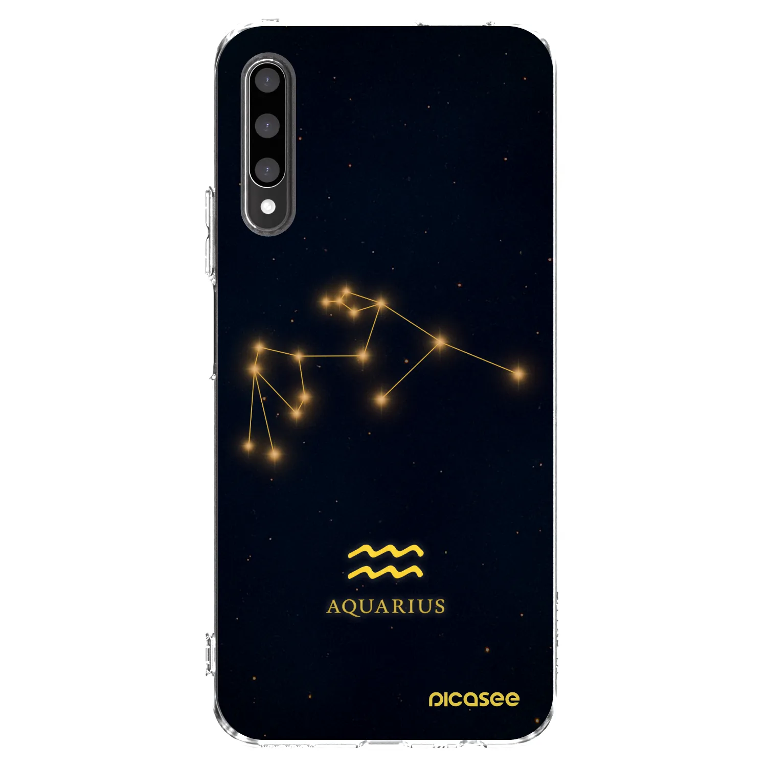 Picasee silikonska prozirna maskica za Honor 9X Pro - AQUARIUS