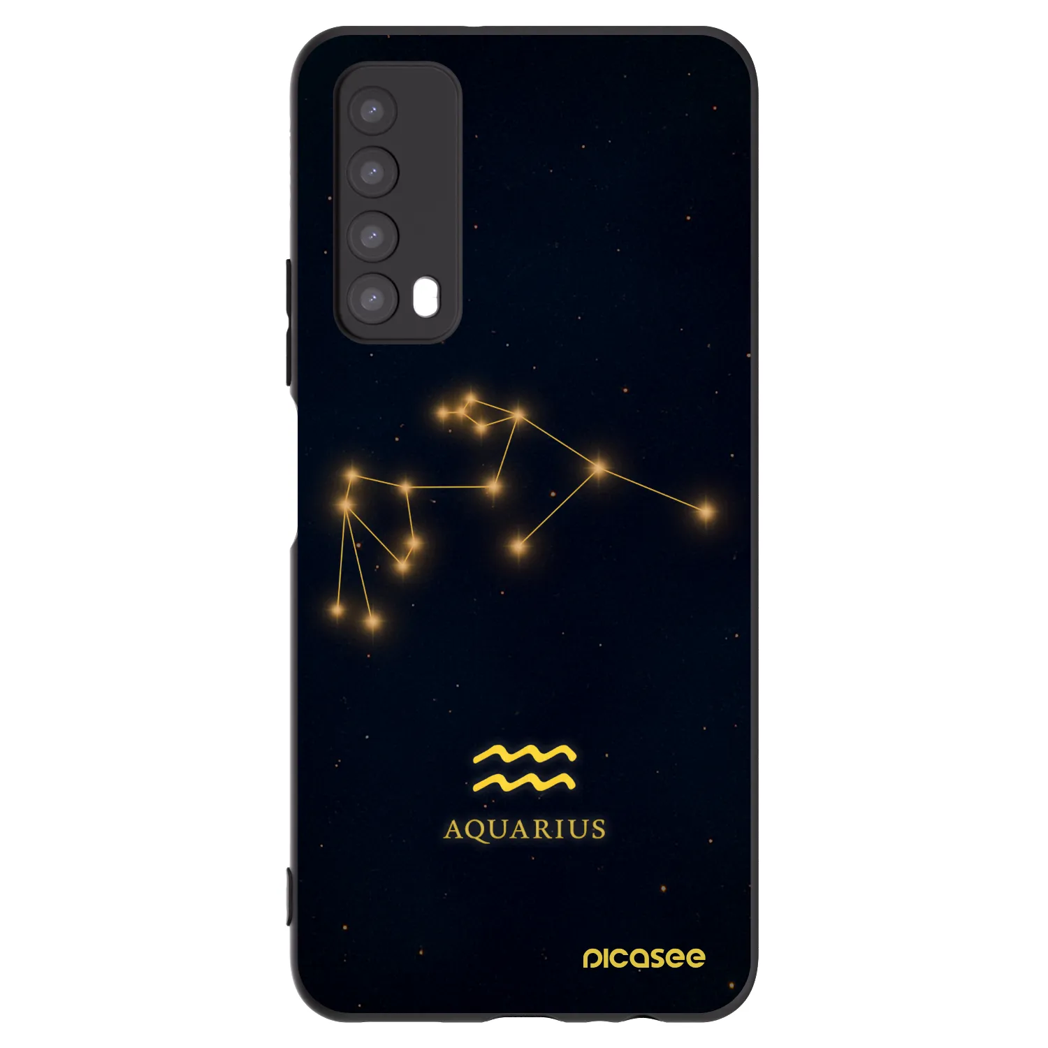 Picasee crna silikonska maskica za Huawei P Smart 2021 - AQUARIUS