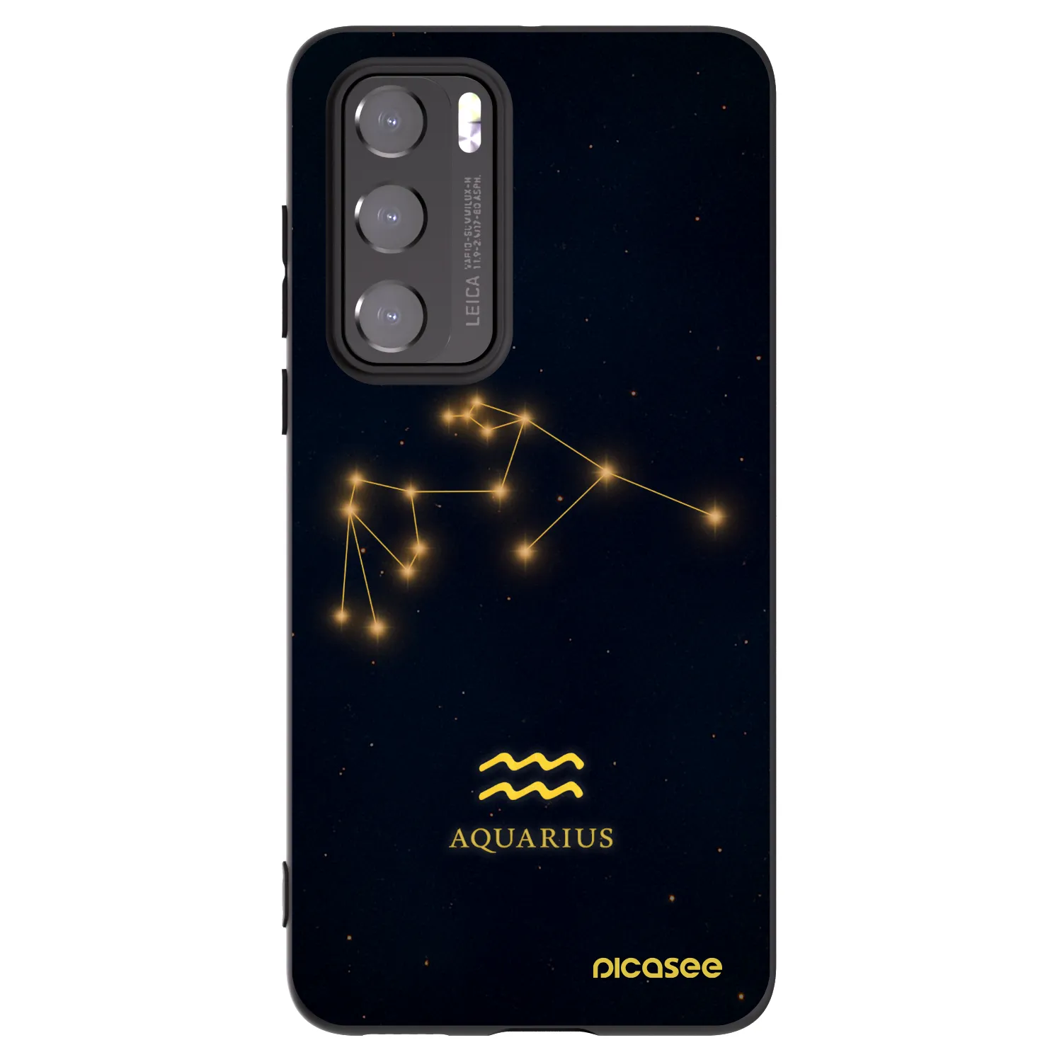 Picasee crna silikonska maskica za Huawei P40 - AQUARIUS