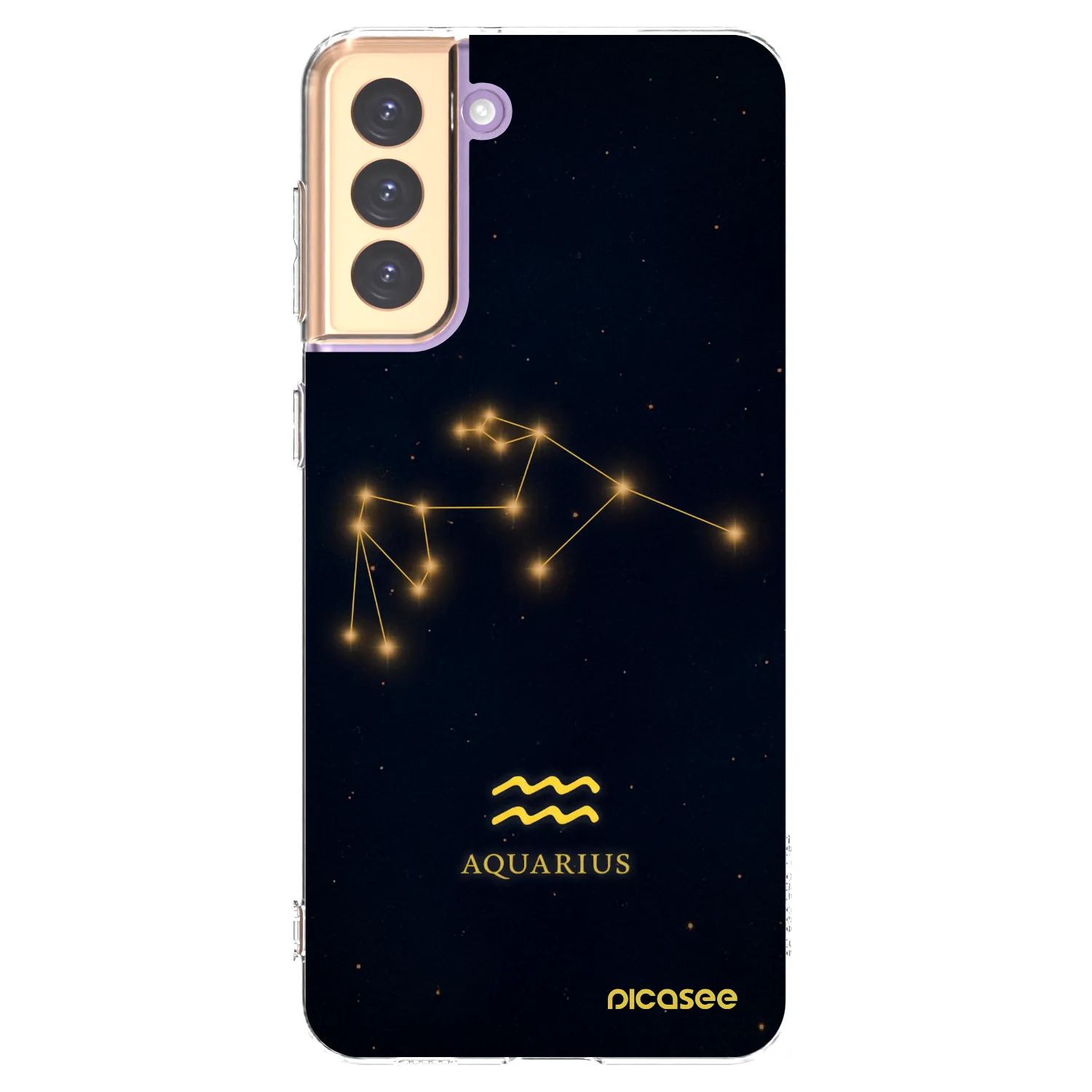 Picasee silikonska prozirna maskica za Samsung Galaxy S21+ 5G G996F - AQUARIUS