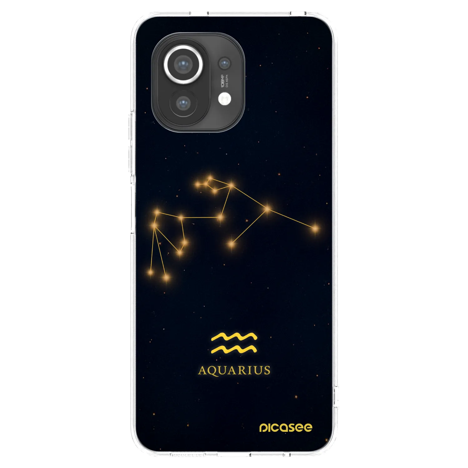 Picasee silikonska prozirna maskica za Xiaomi Mi 11 - AQUARIUS