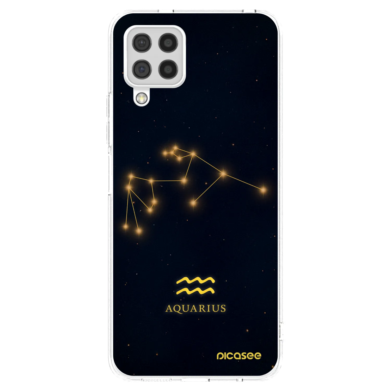 Picasee silikonska prozirna maskica za Samsung Galaxy A22 A225F 4G - AQUARIUS