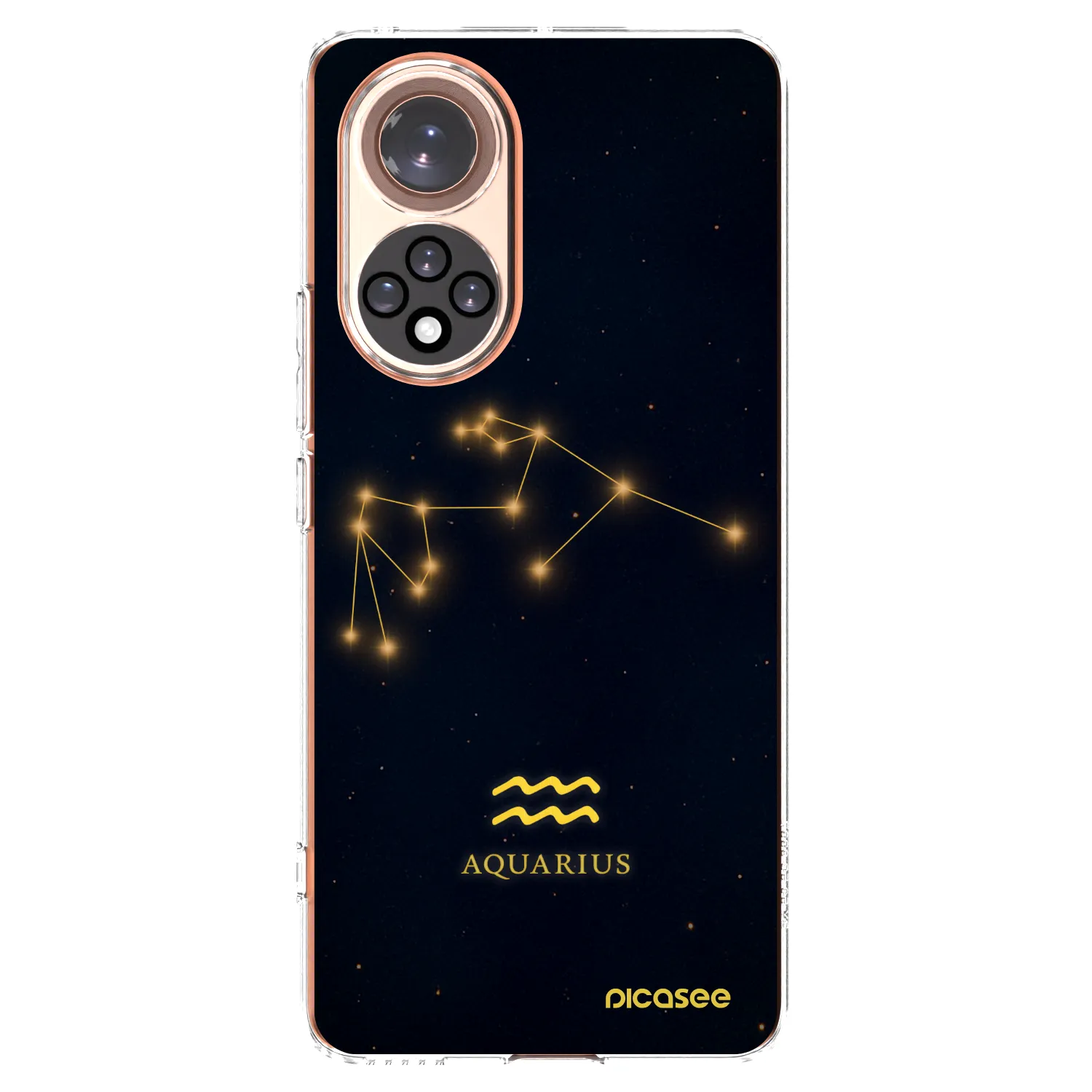 Picasee silikonska prozirna maskica za Honor 50 5G - AQUARIUS