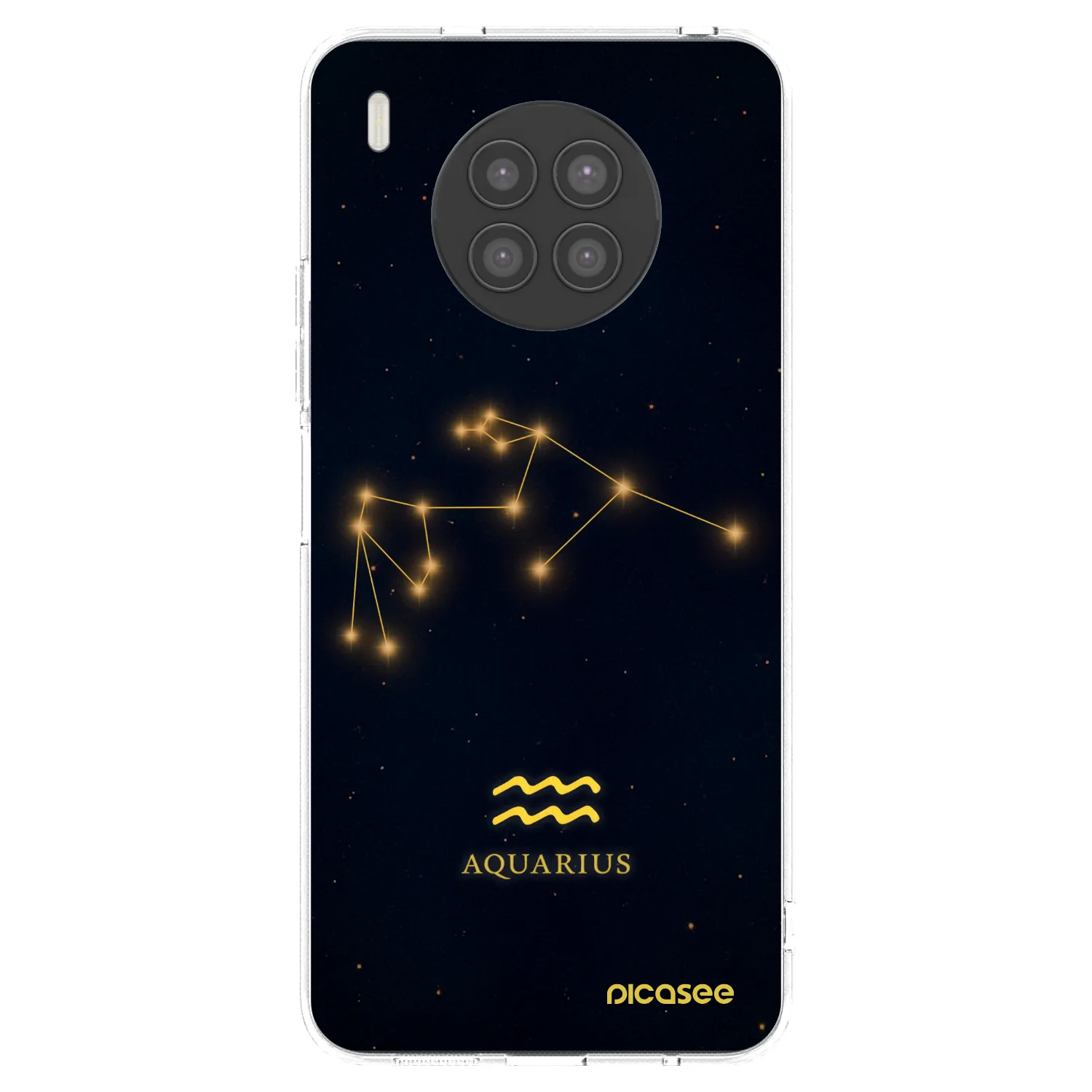 Picasee silikonska prozirna maskica za Huawei Nova 8i - AQUARIUS