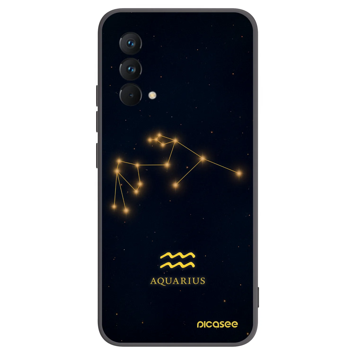 Picasee crna silikonska maskica za Realme GT Master Edition 5G - AQUARIUS