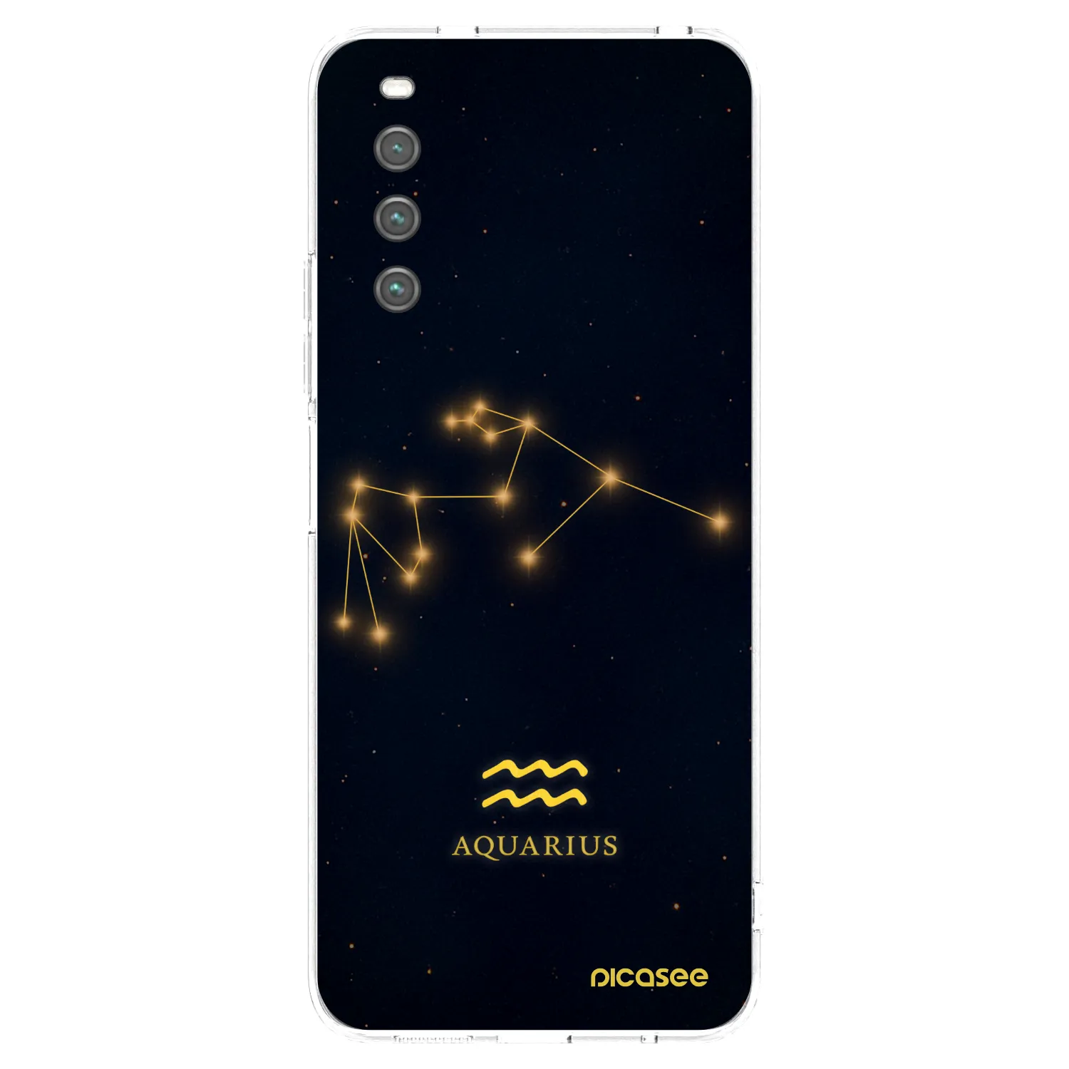 Picasee silikonska prozirna maskica za Sony Xperia 10 IV 5G - AQUARIUS