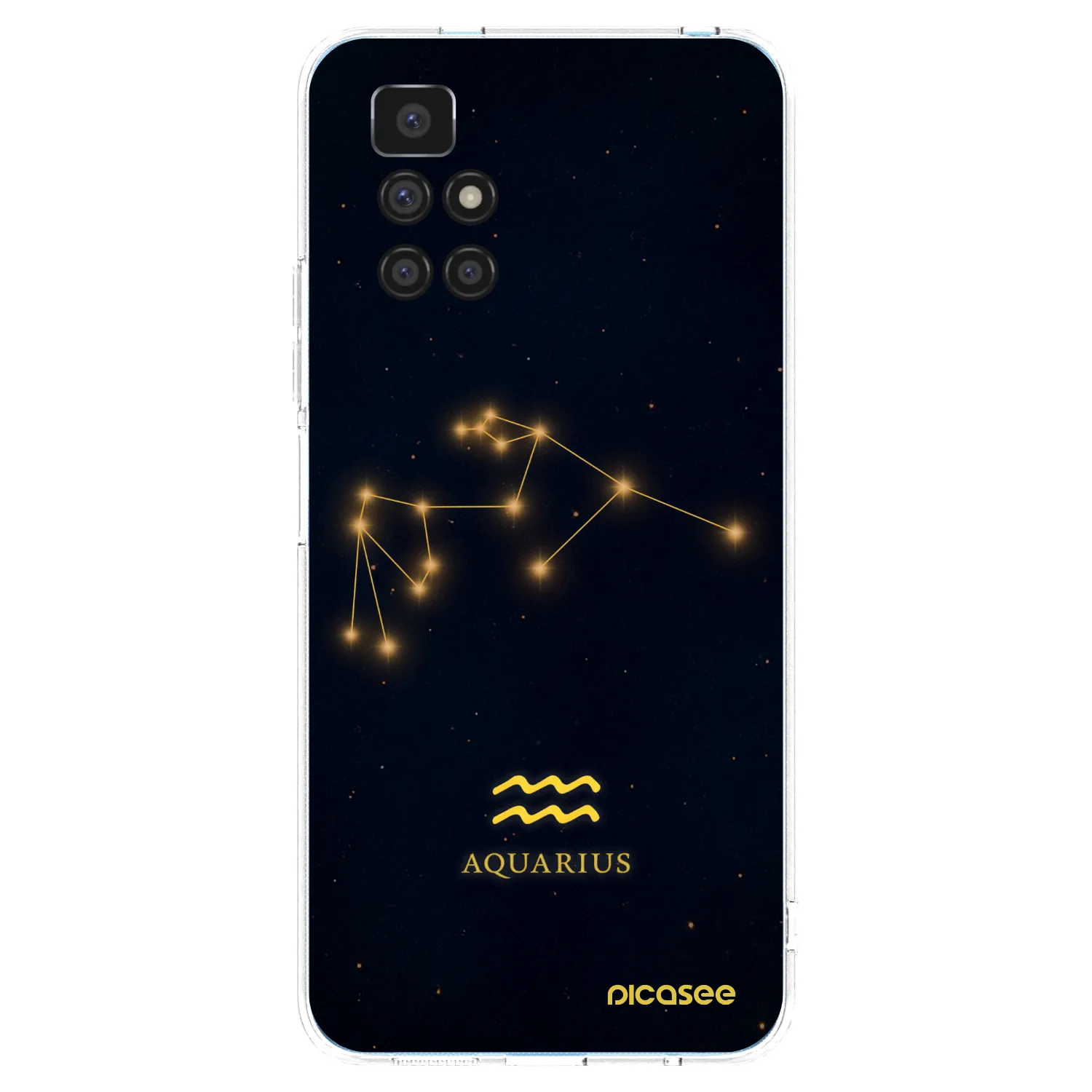 Picasee silikonska prozirna maskica za Xiaomi Redmi 10 (2022) - AQUARIUS