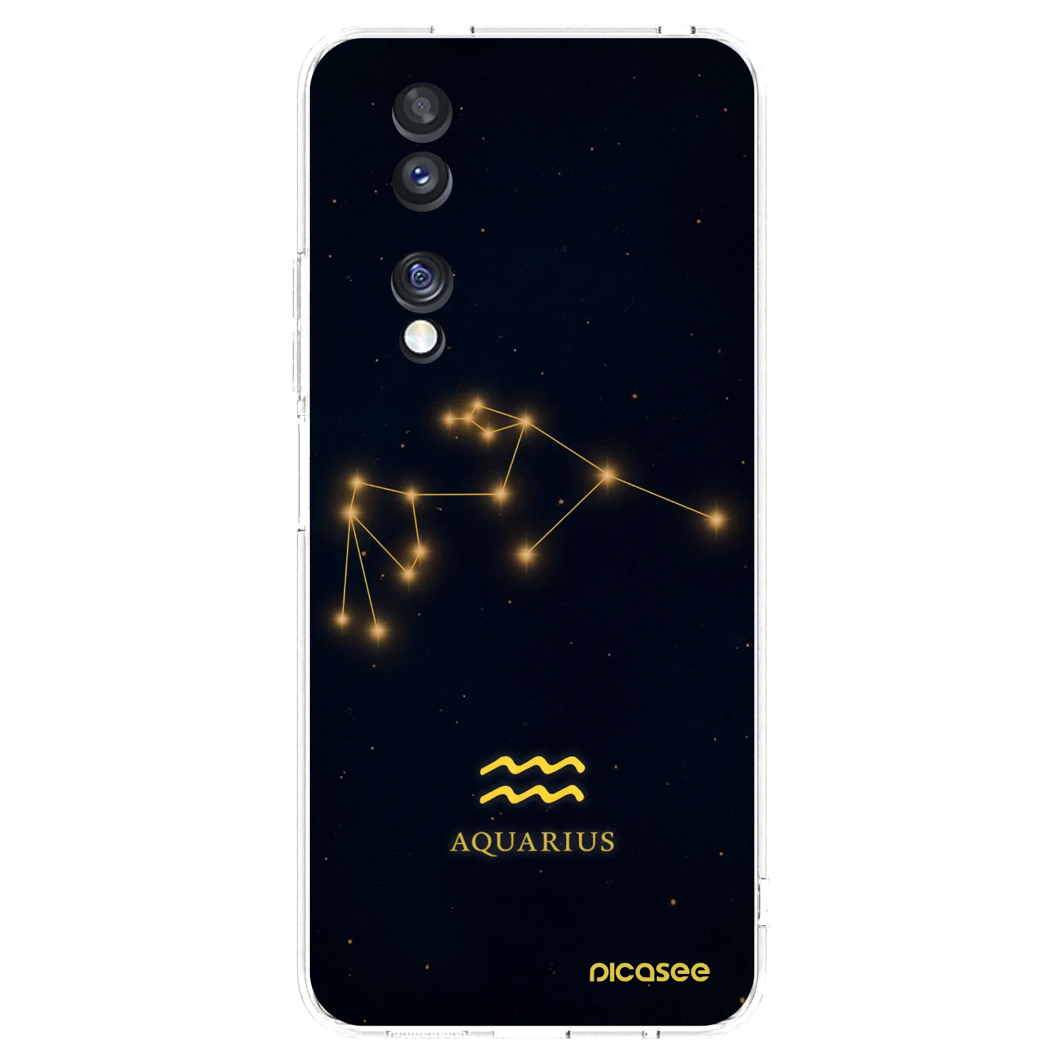 Picasee silikonska prozirna maskica za Honor 70 - AQUARIUS