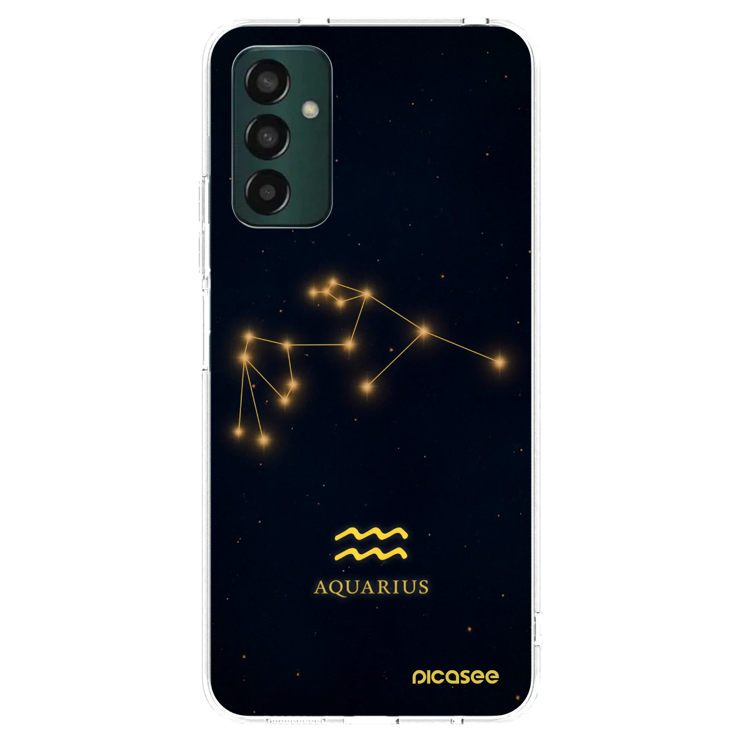 Picasee silikonska prozirna maskica za Samsung Galaxy M23 5G - AQUARIUS