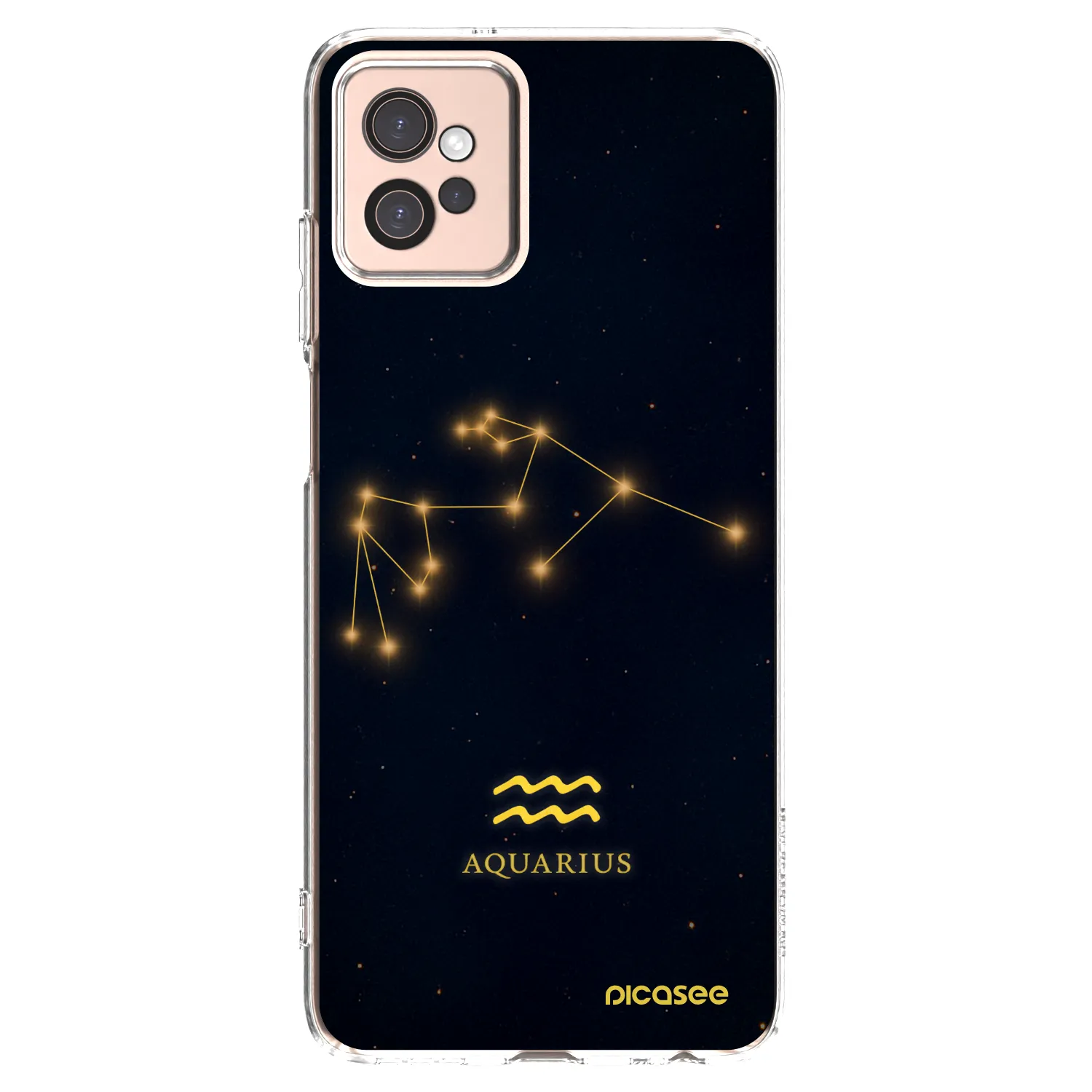 Picasee silikonska prozirna maskica za Motorola Moto G32 - AQUARIUS
