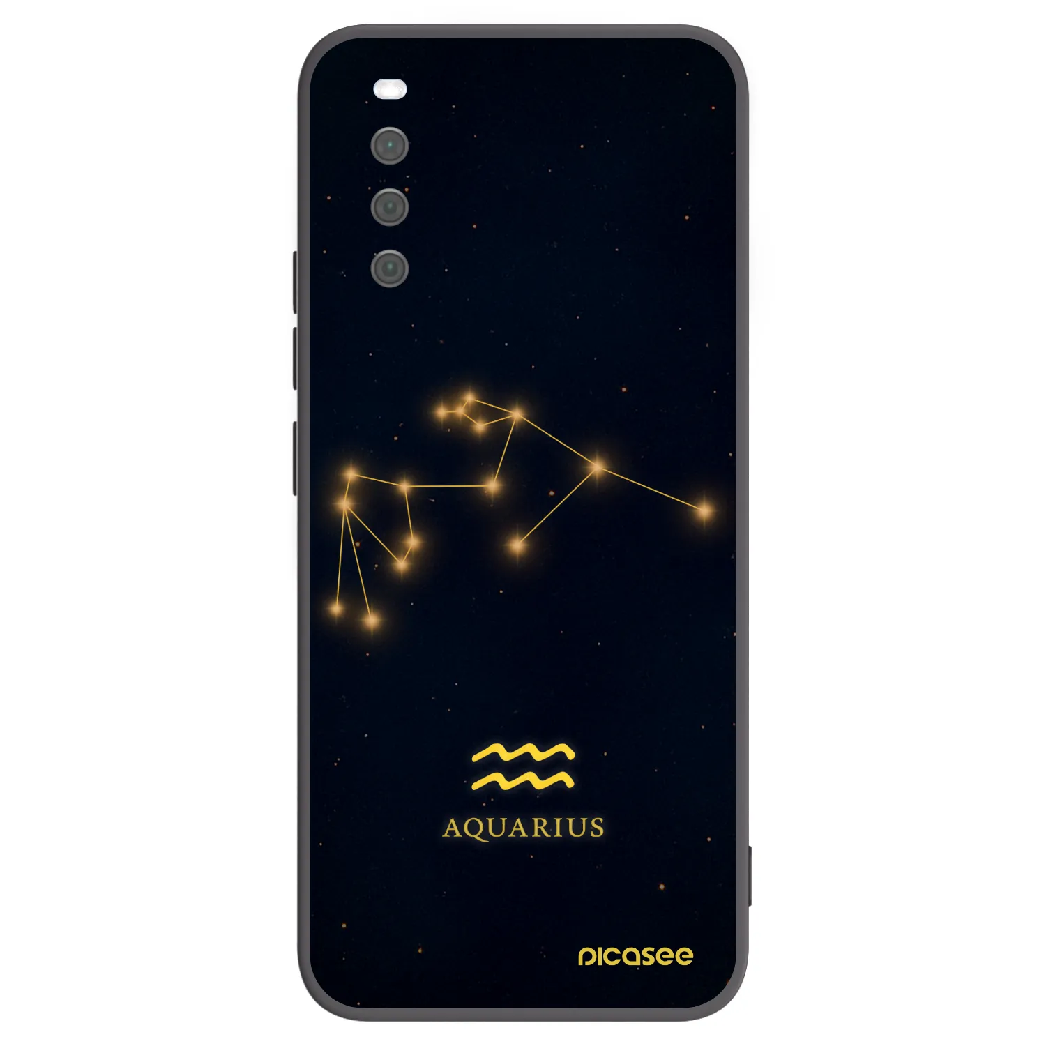 Picasee crna silikonska maskica za Sony Xperia 10 III - AQUARIUS