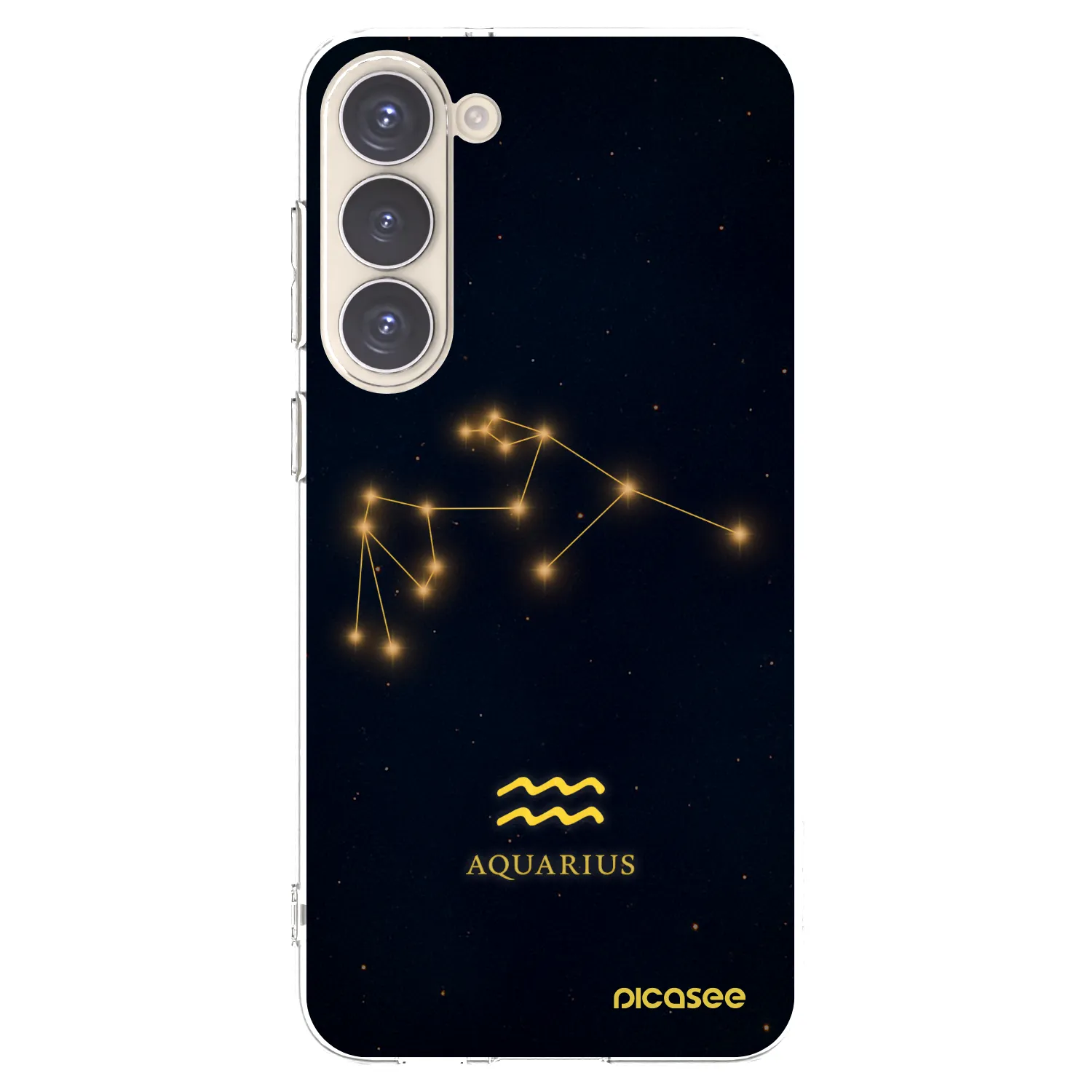 Picasee silikonska prozirna maskica za Samsung Galaxy S23+ 5G - AQUARIUS