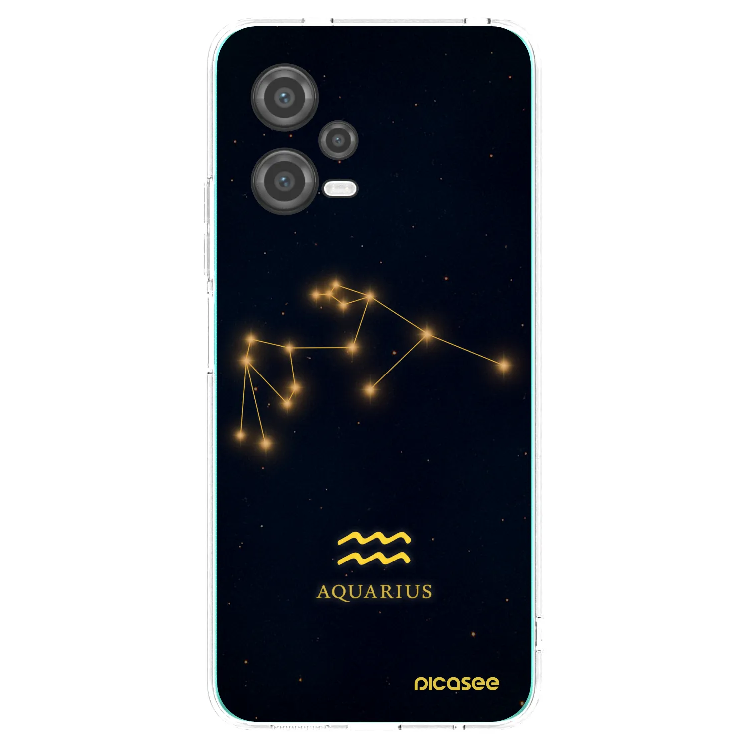 Picasee silikonska prozirna maskica za Xiaomi Poco X5 - AQUARIUS