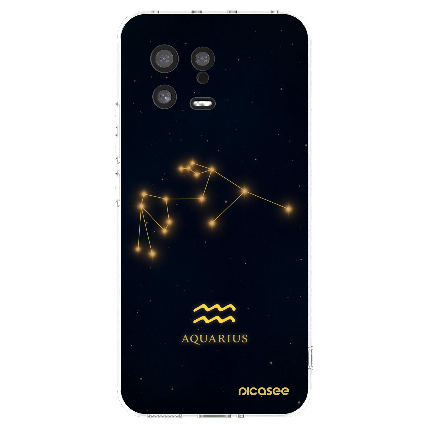 Picasee silikonska prozirna maskica za Xiaomi 13 - AQUARIUS