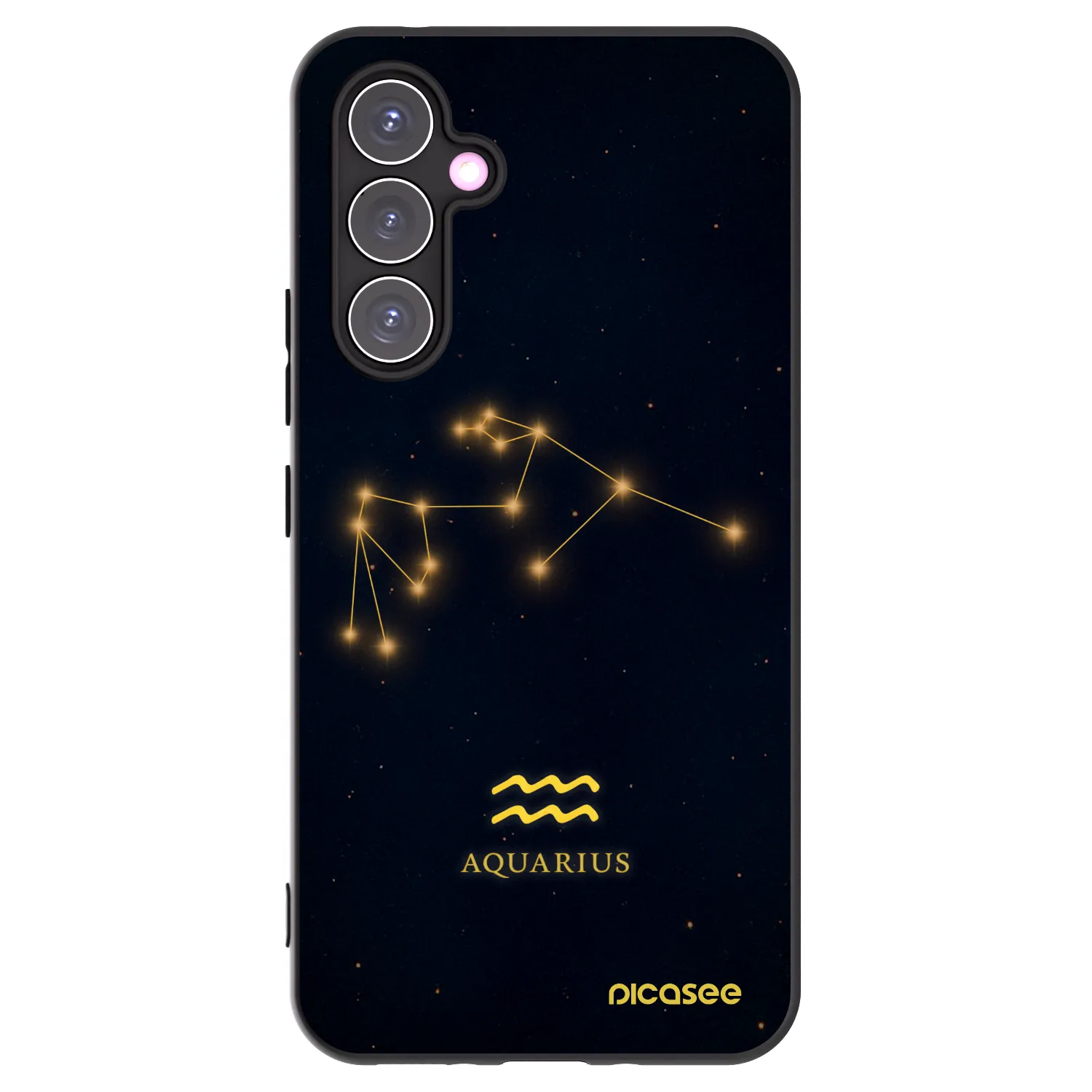 Picasee crna silikonska maskica za Samsung Galaxy A54 5G A546B - AQUARIUS