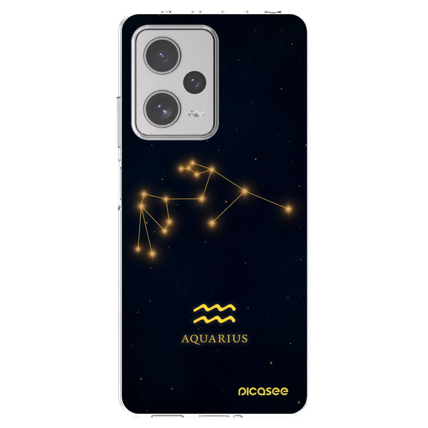 Picasee silikonska prozirna maskica za Xiaomi Redmi Note 12 Pro+ 5G - AQUARIUS