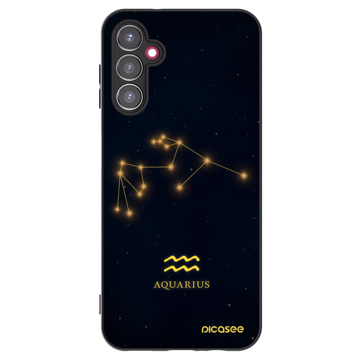 Picasee crna silikonska maskica za Samsung Galaxy A14 5G A146P - AQUARIUS