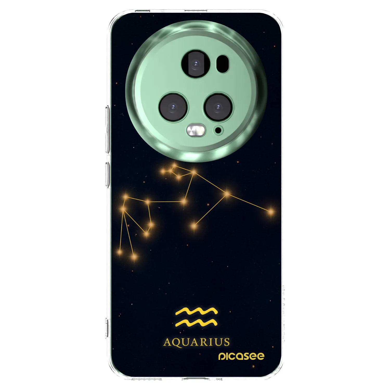 Picasee silikonska prozirna maskica za Honor Magic5 Pro - AQUARIUS