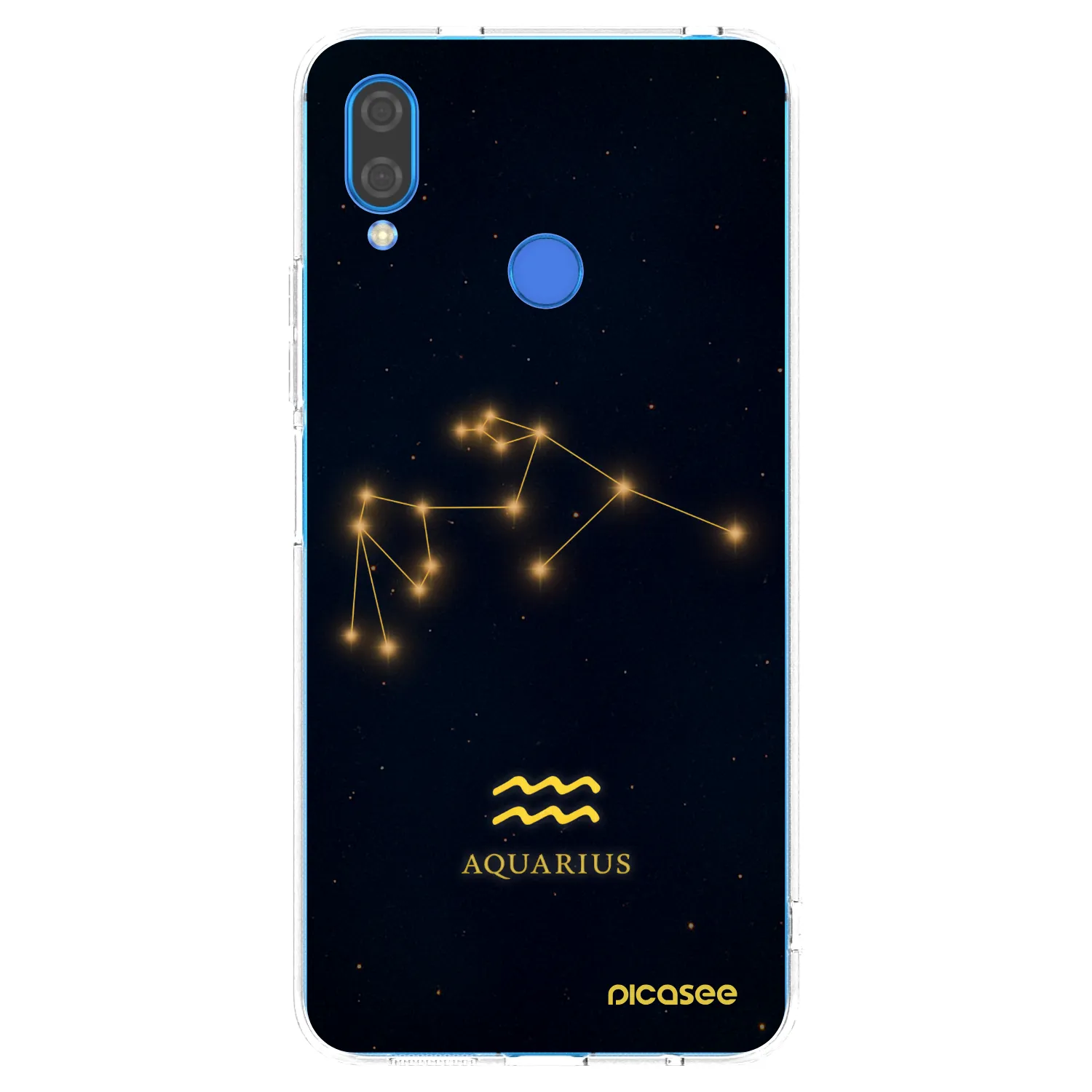Picasee silikonska prozirna maskica za Huawei Nova 3i - AQUARIUS